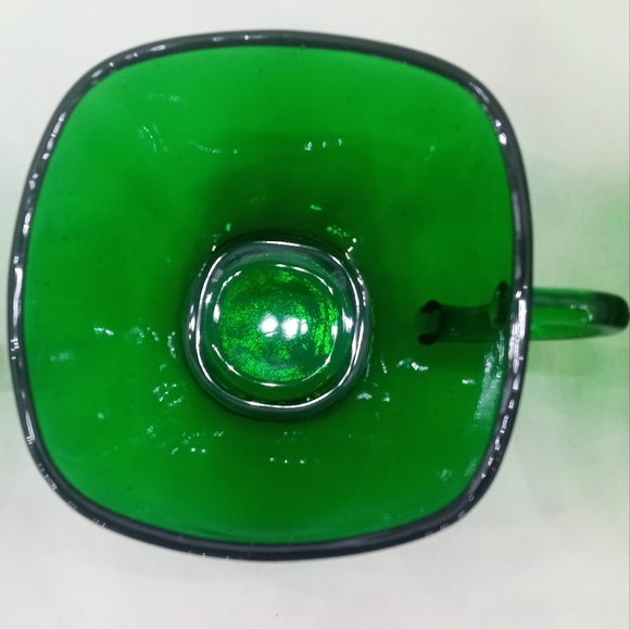 Anchor Hocking Forest Green Charm Vintage 4 piece set of Dishes - Picture 7 of 7